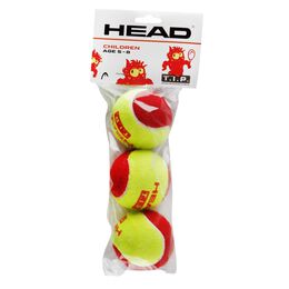 Balles De Tennis HEAD TIP red 3er Beutel  - Stage 3